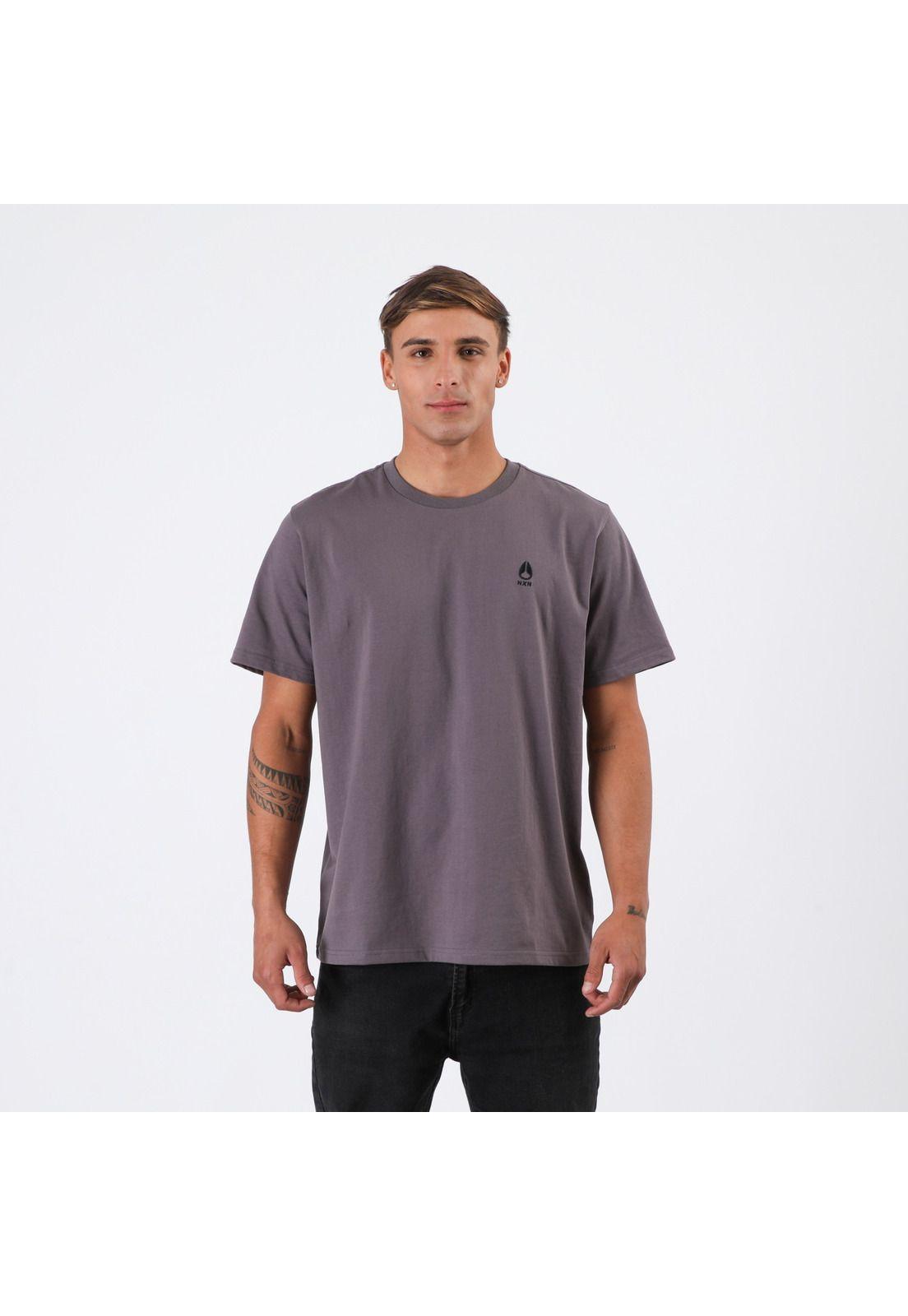 Polera Nixon Men Icon Nxn Dark Grey-0
