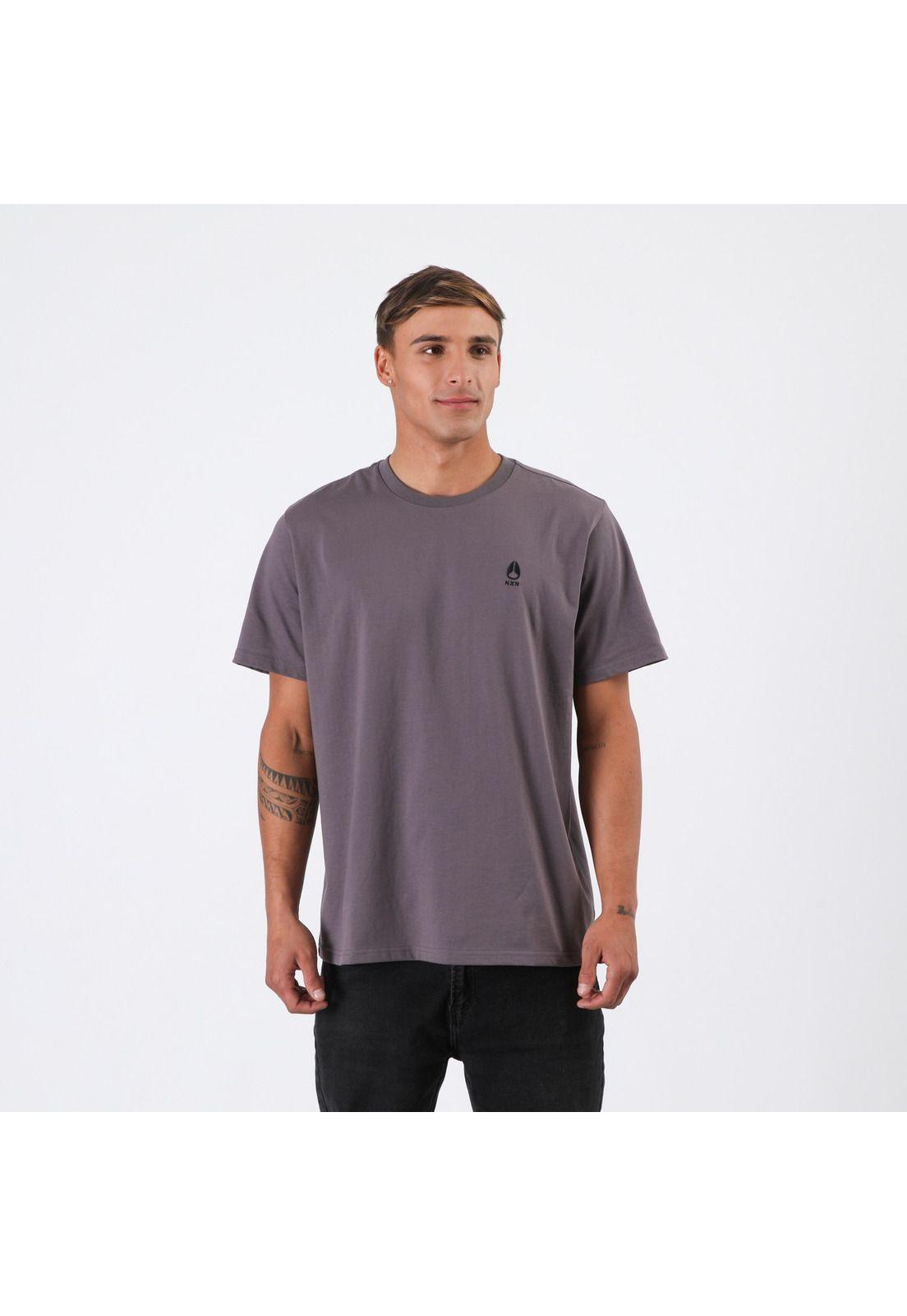 Polera Nixon Men Icon Nxn Dark Grey-2