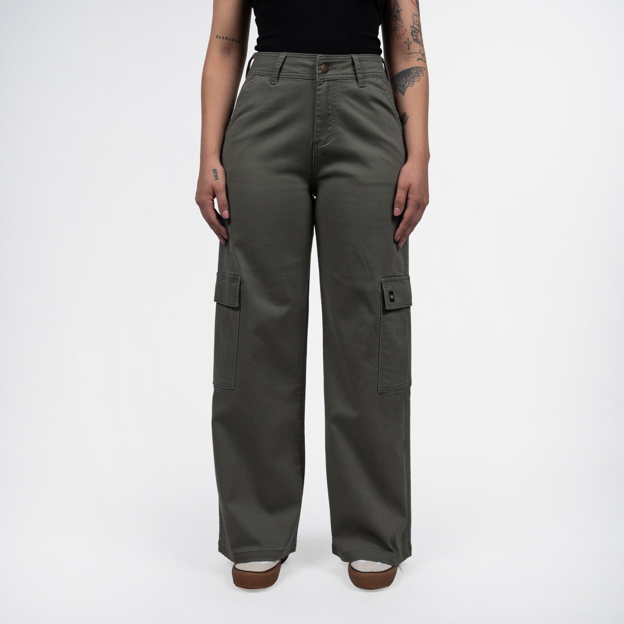 Pantalón Reef Women Cargo Green-0
