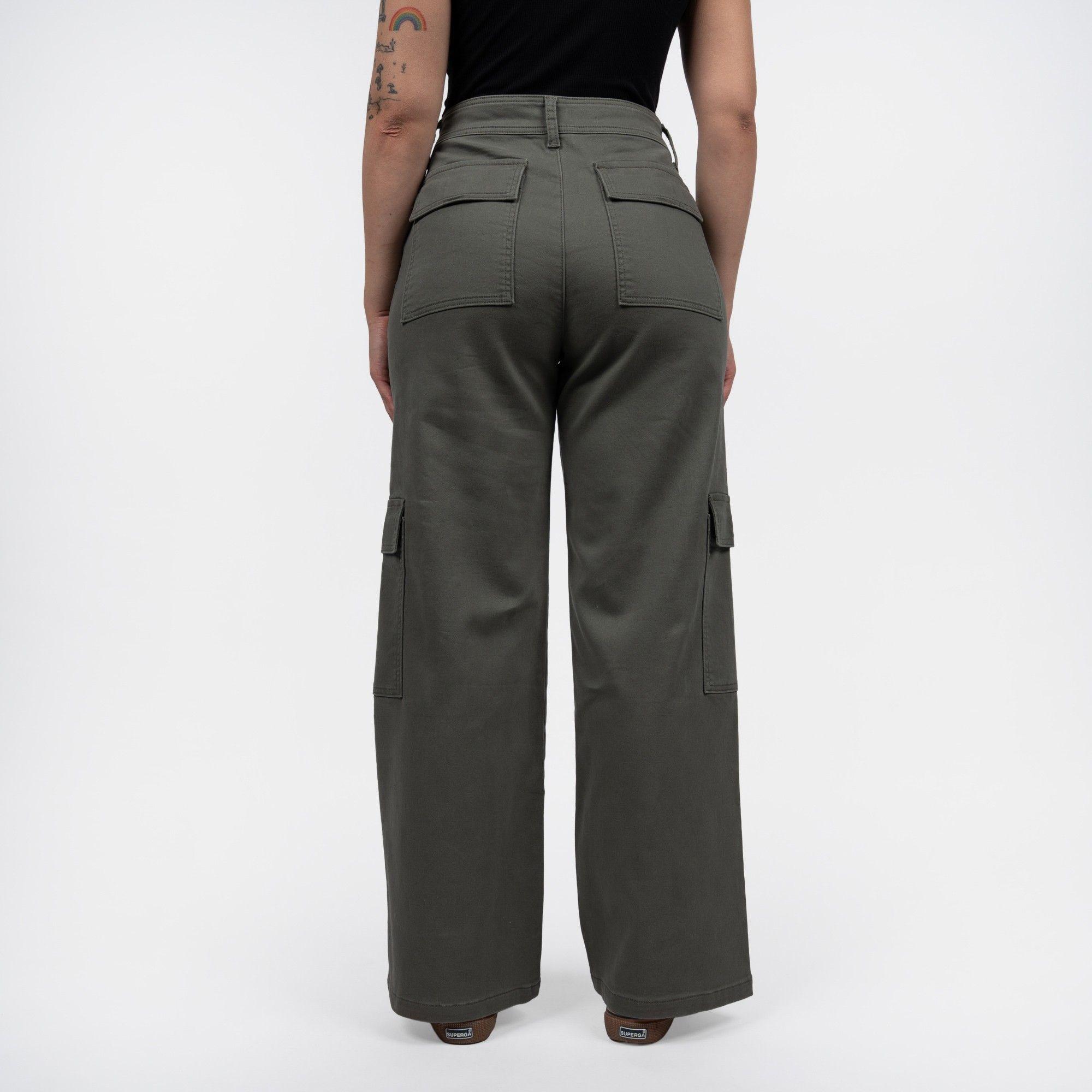 Pantalón Reef Women Cargo Green-1
