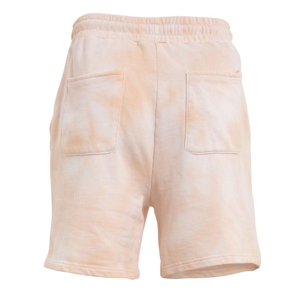 Short Men Tie Dye Pink White-2