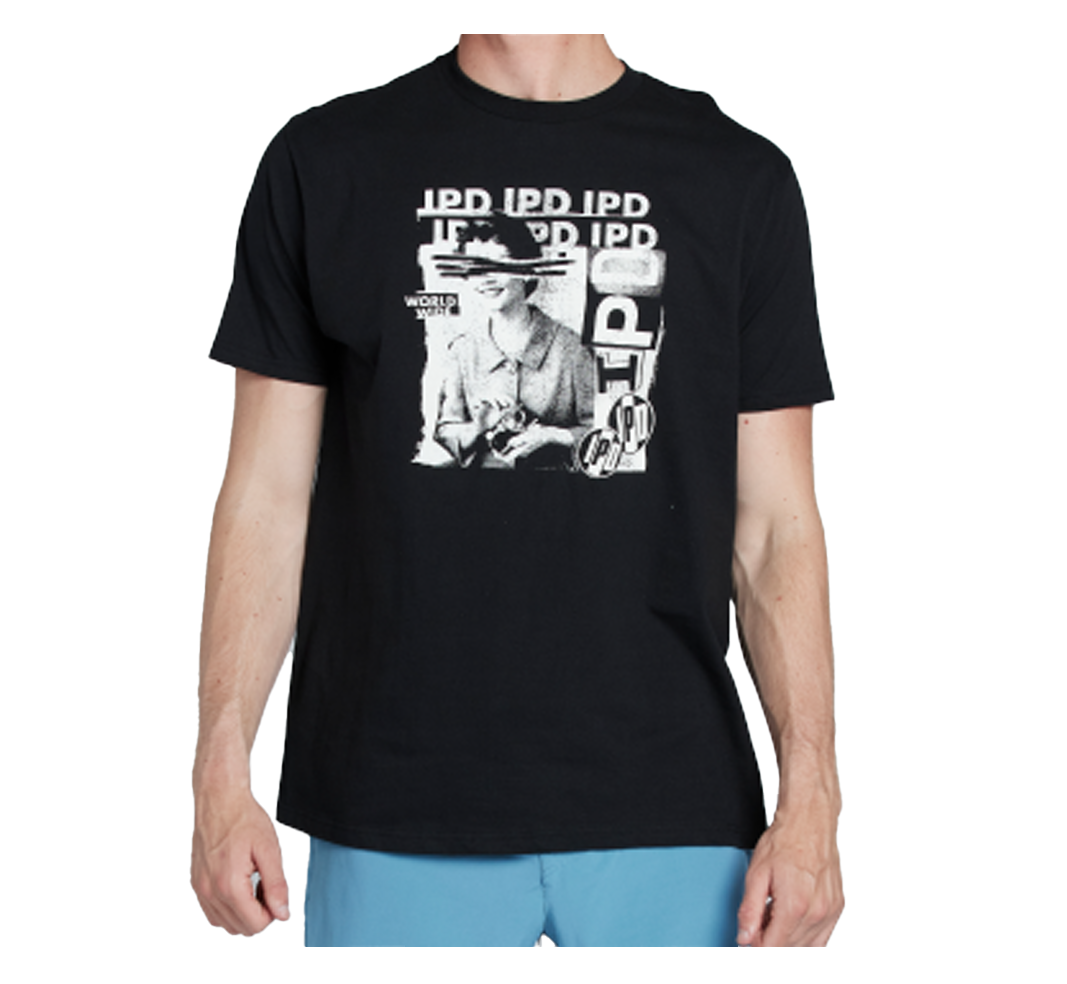 Polera Men IPD Faceplant Y2K Black-0
