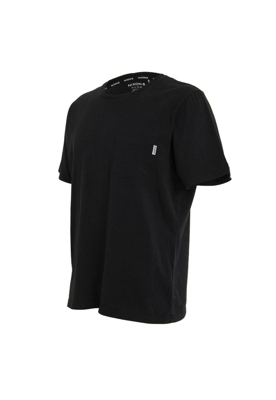 Polera Men All Black Pocket-1