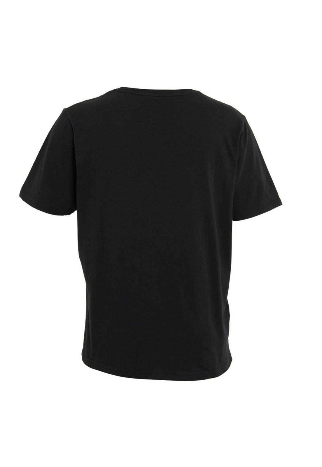 Polera Men All Black Pocket-2