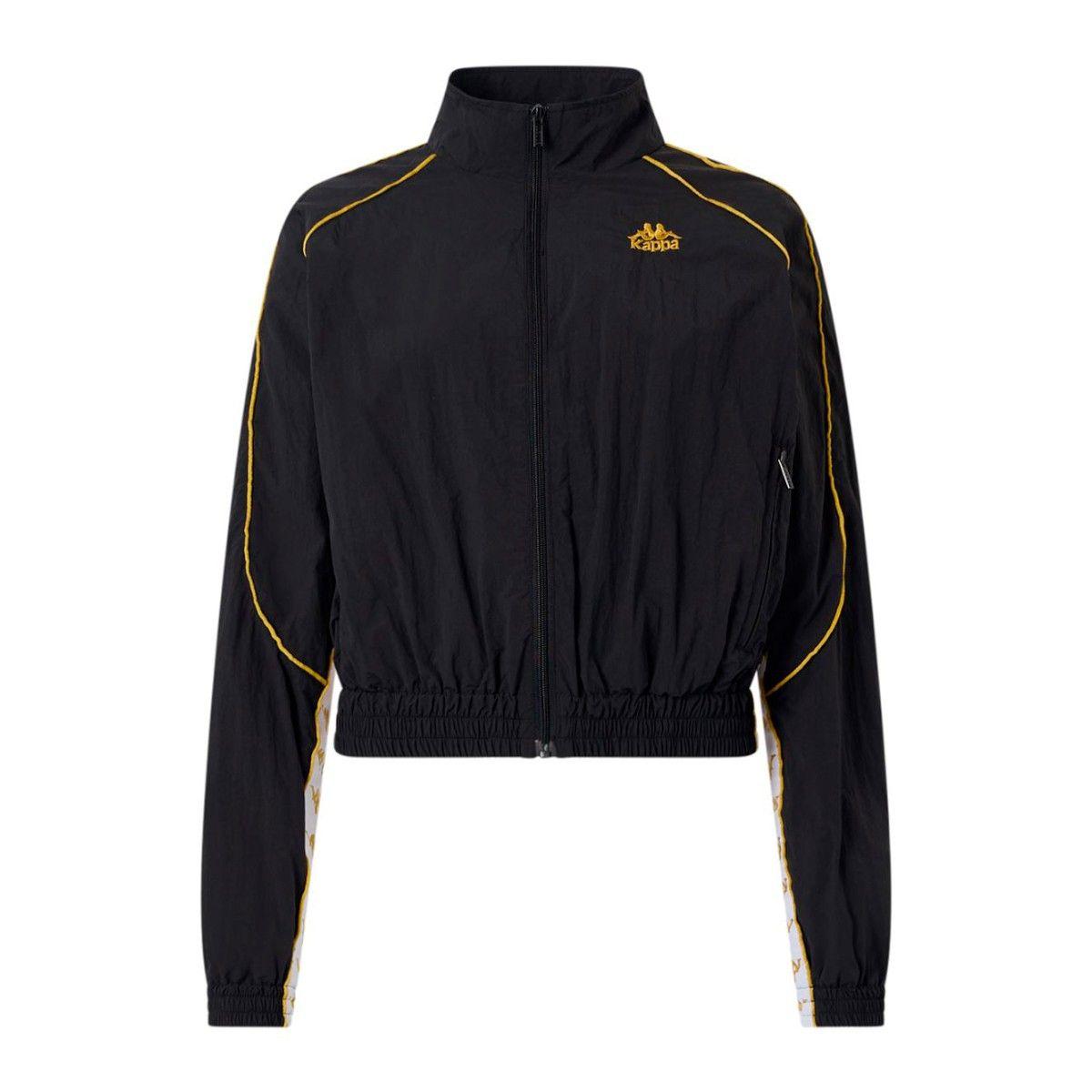 Chaqueta Kappa Women Banda Nolan Black Gold White-0