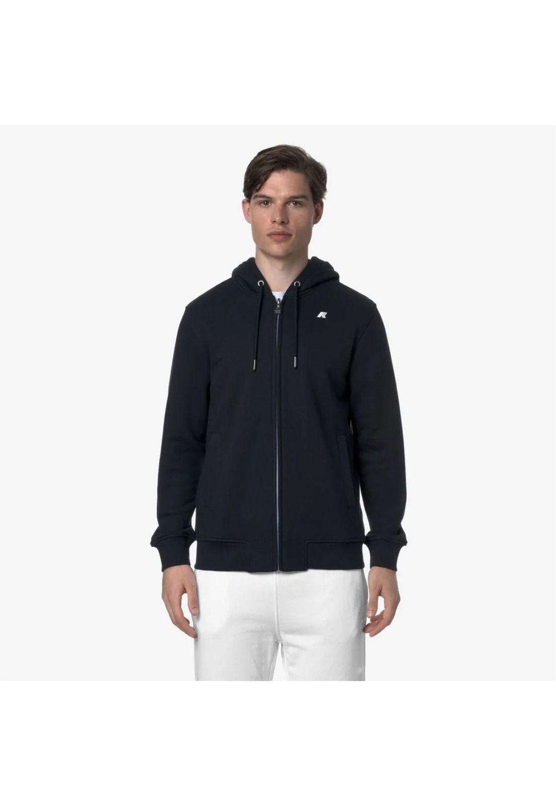 Poléron K-Way Men Anthony French Terry Black Pure-0