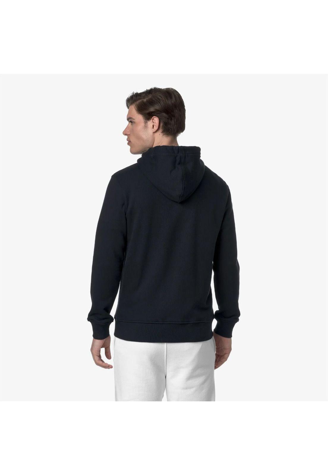 Poléron K-Way Men Anthony French Terry Black Pure-1