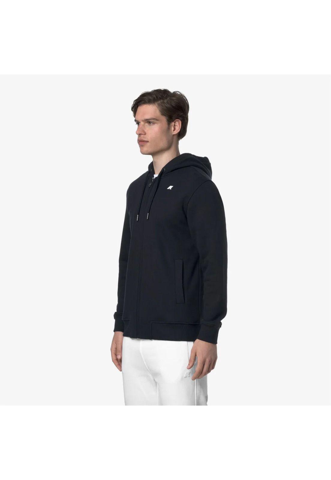 Poléron K-Way Men Anthony French Terry Black Pure-2