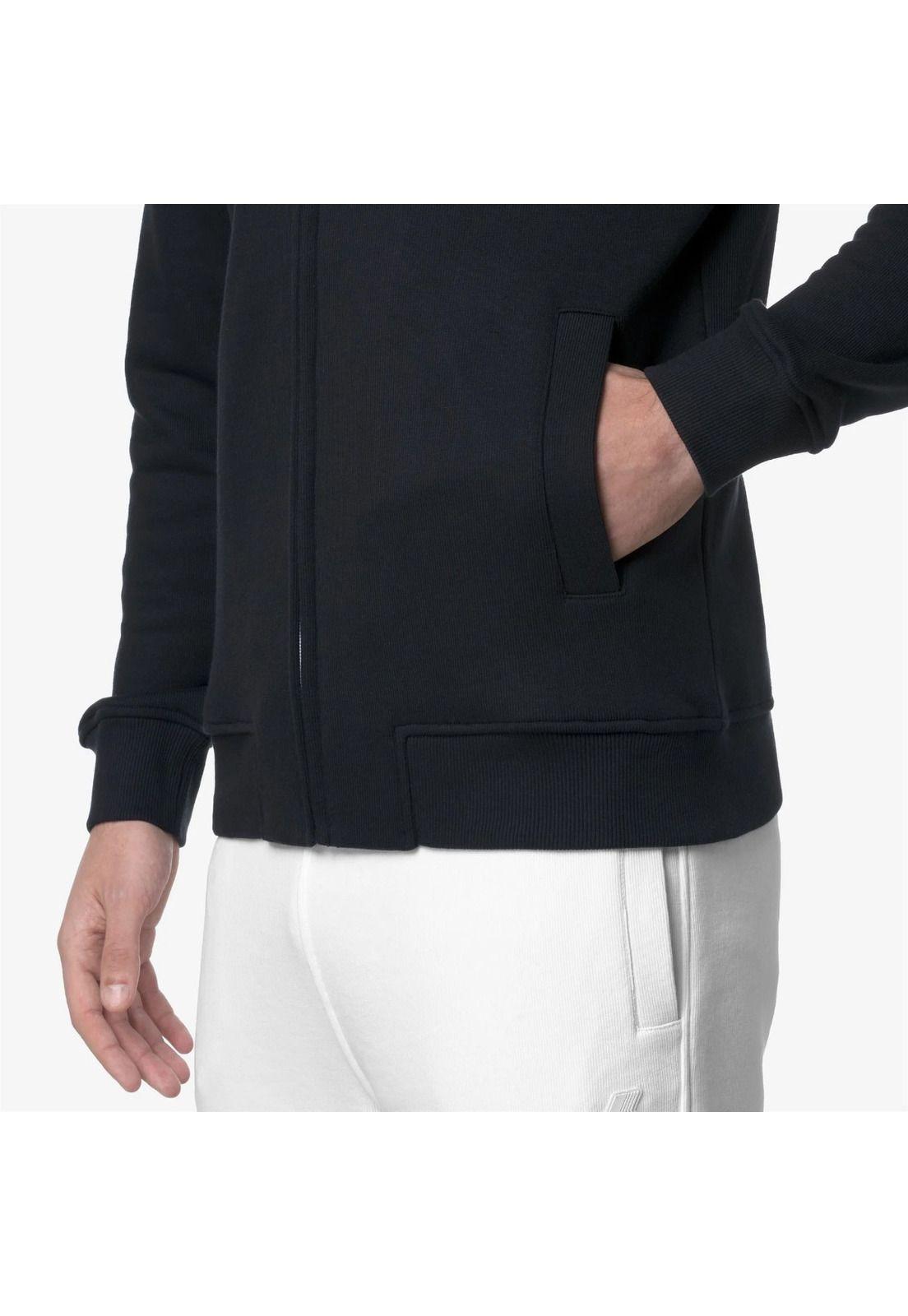 Poléron K-Way Men Anthony French Terry Black Pure-3