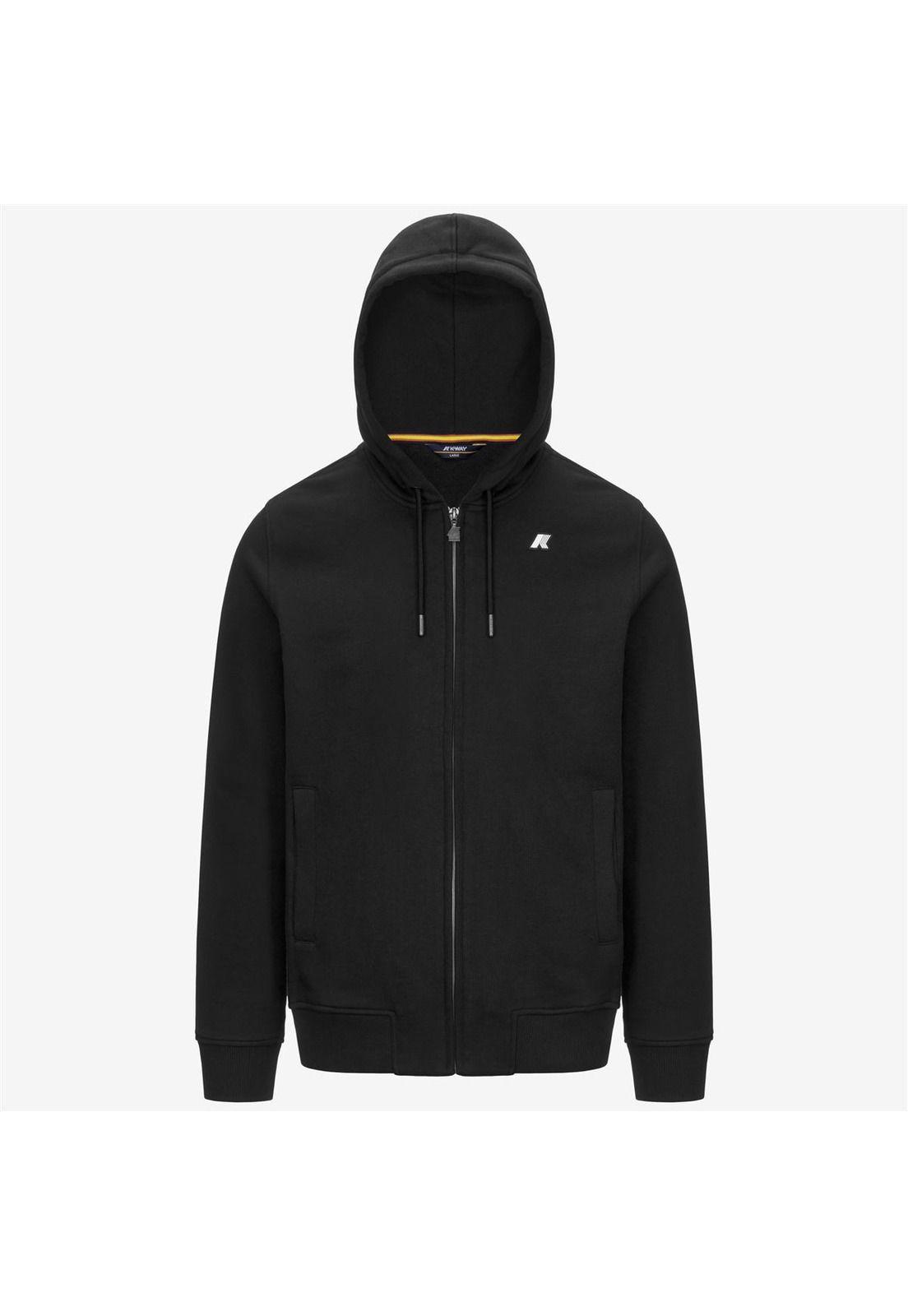 Poléron K-Way Men Anthony French Terry Black Pure-4