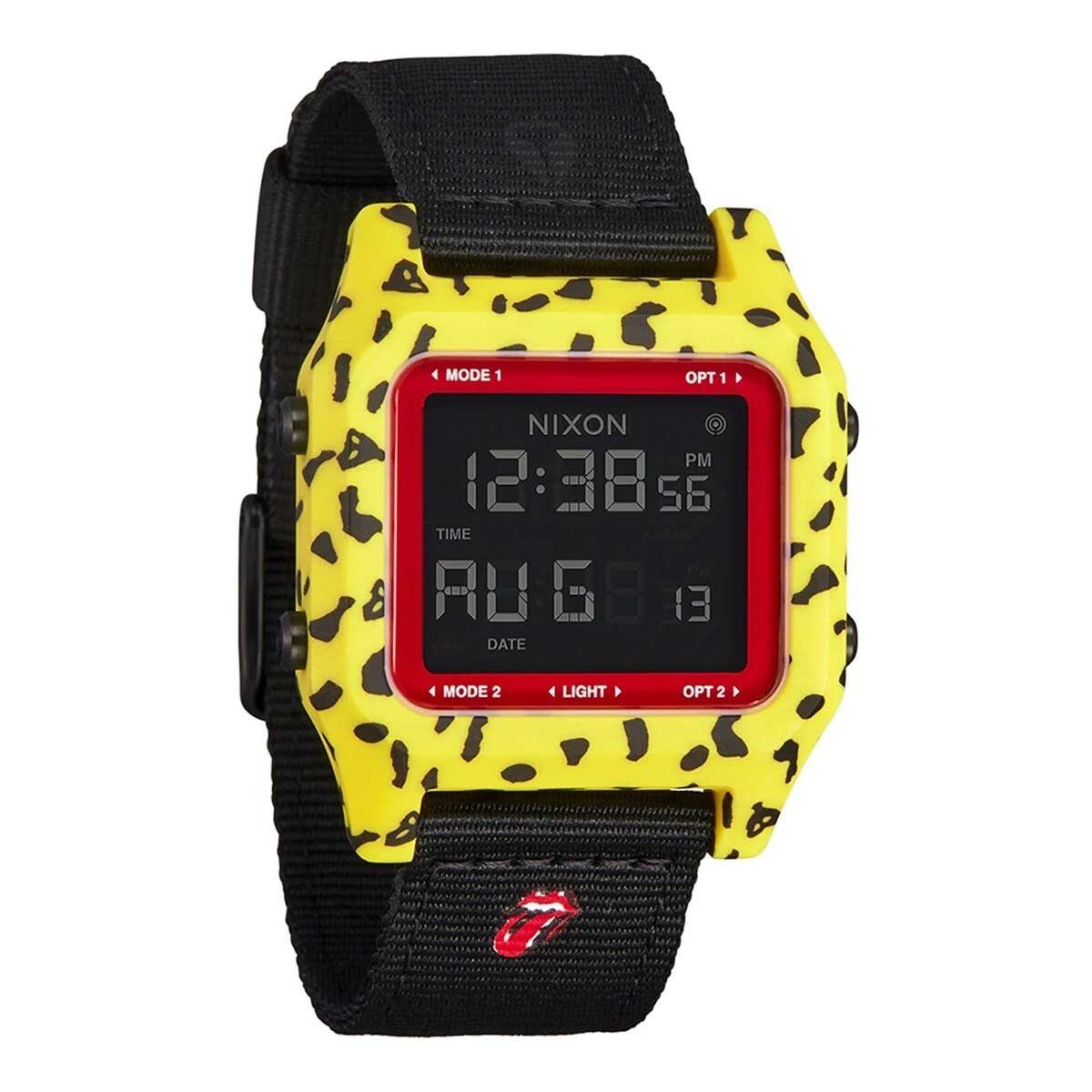 Reloj Rolling Stones Staple Yellow Black-2