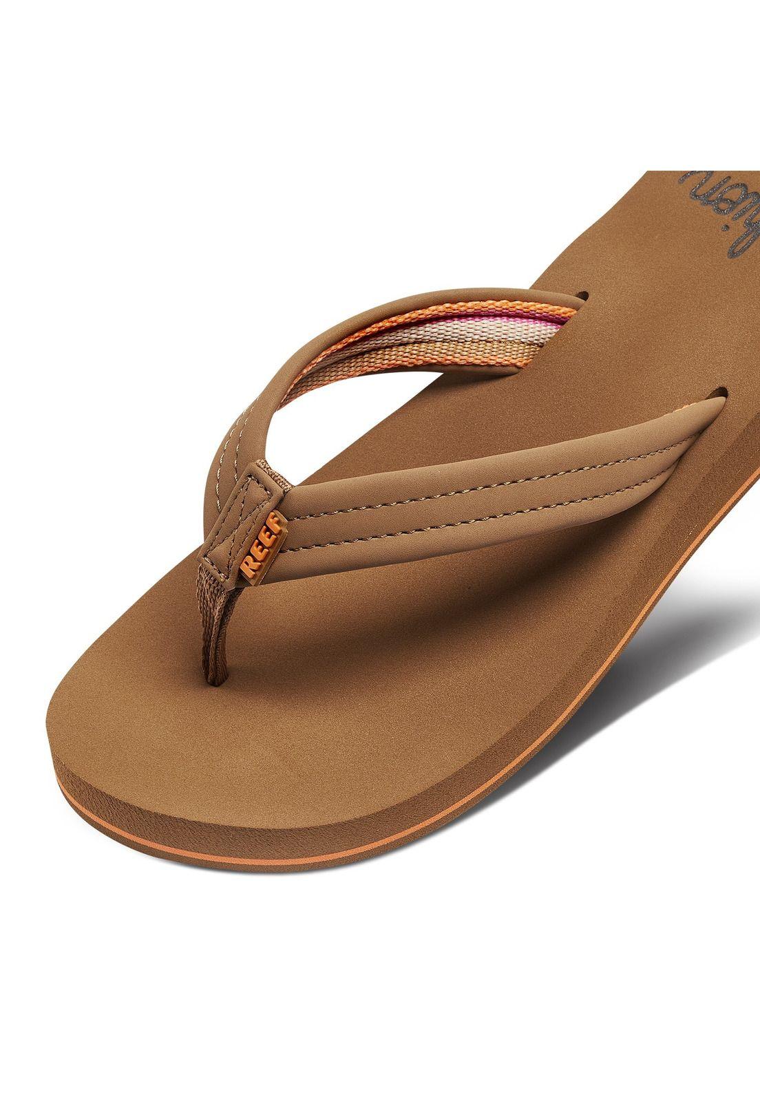 Sandalia Reef Women Cushion Breeze Tan Smooth-3