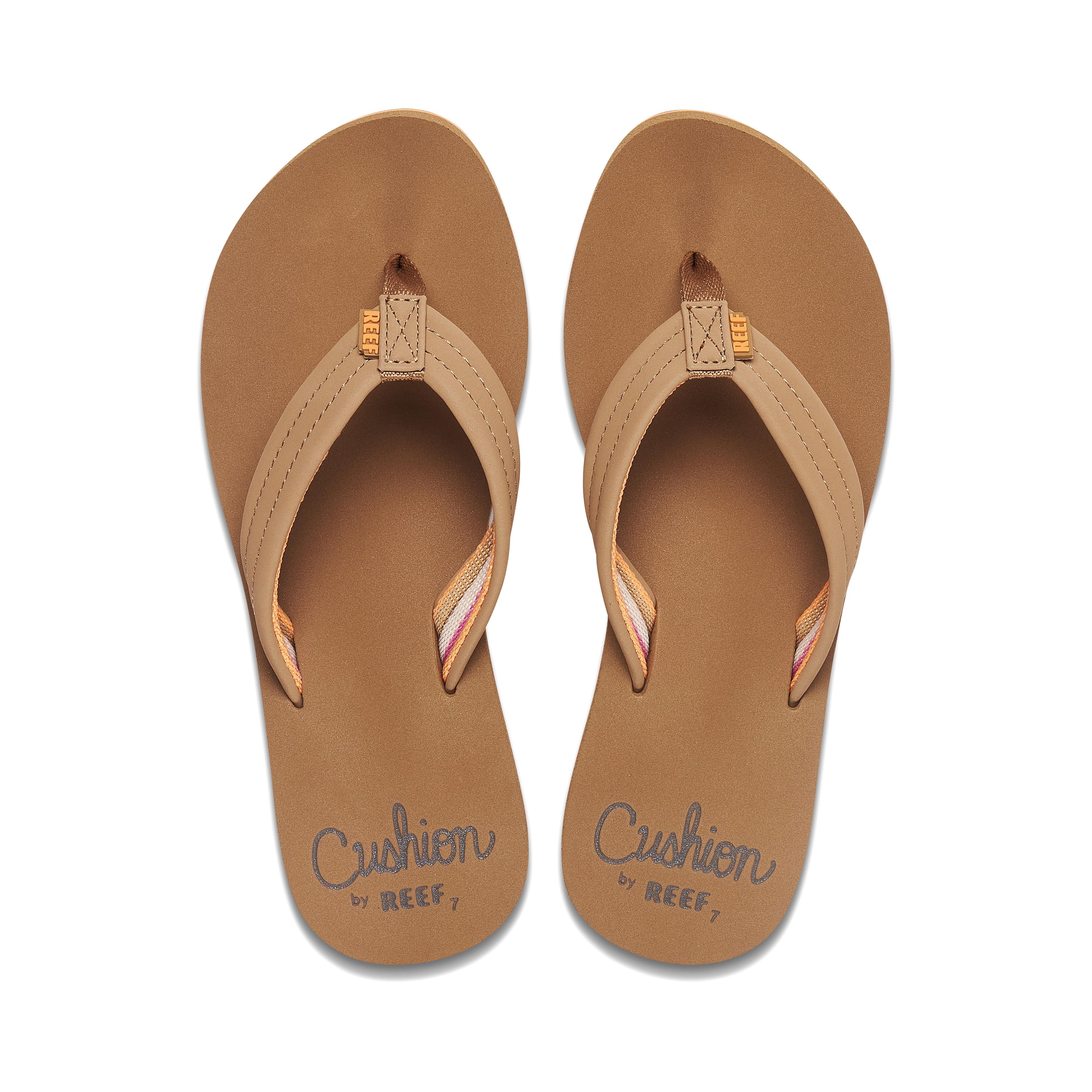 Sandalia Reef Women Cushion Breeze Tan Smooth-1
