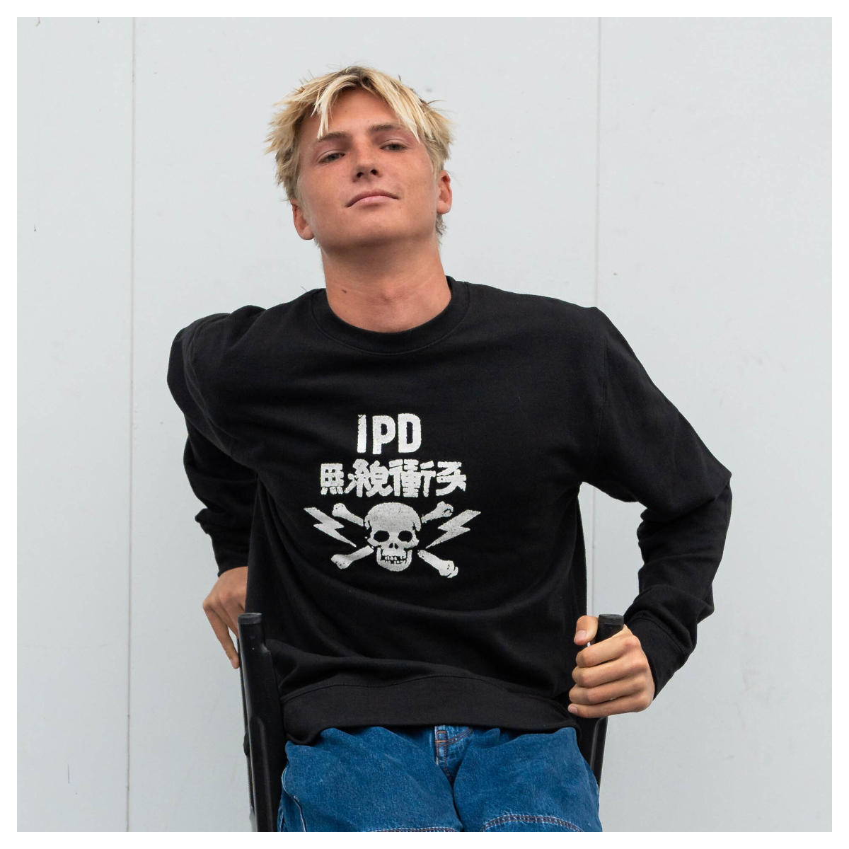 Polerón Crew Neck IPD Strummer Black-0