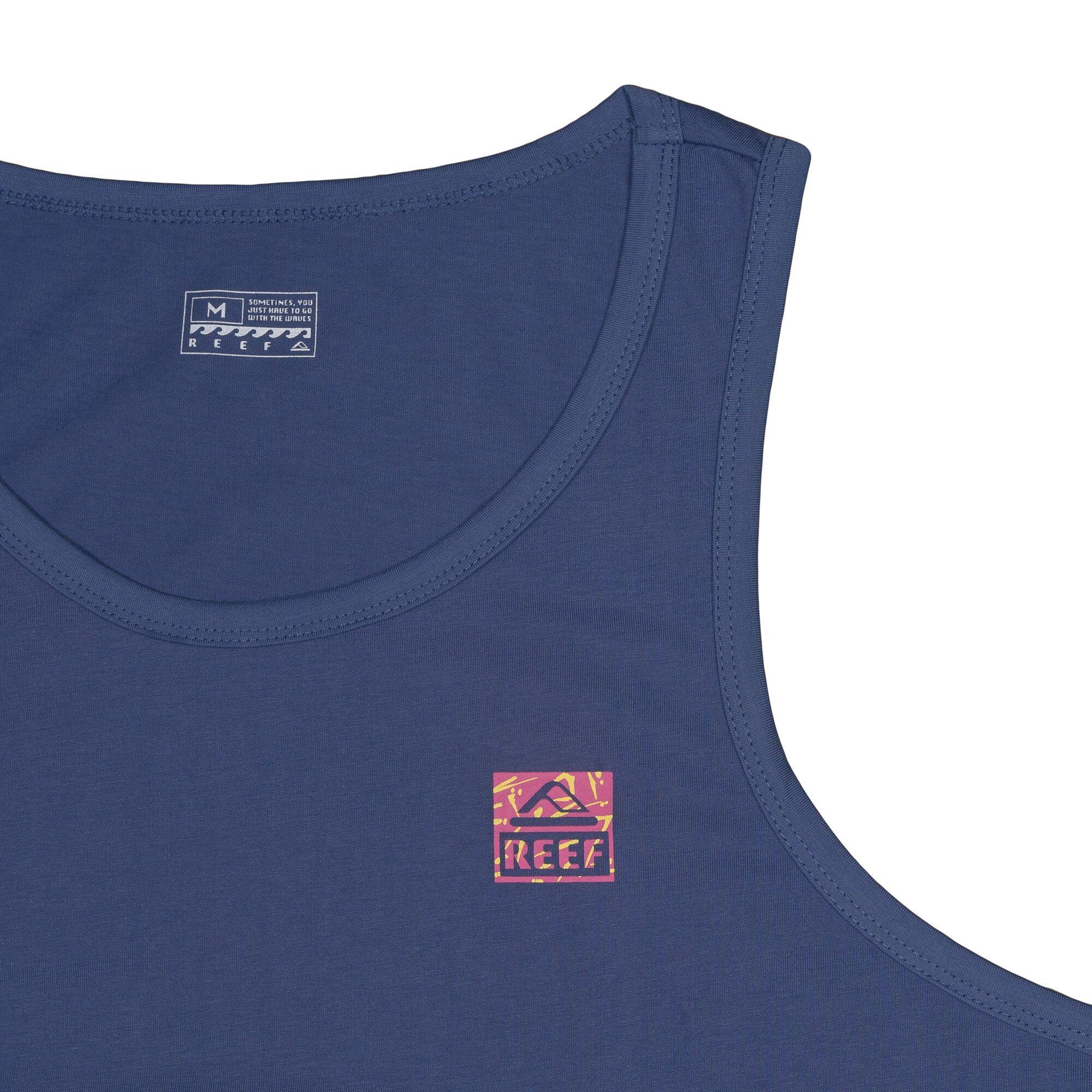 Poleras S/M Reef Hombre Azul-2