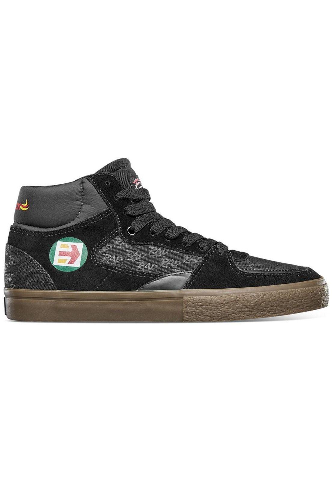 Zapatilla Screw Vulc Mid X RAD Black Gold Etnies-0