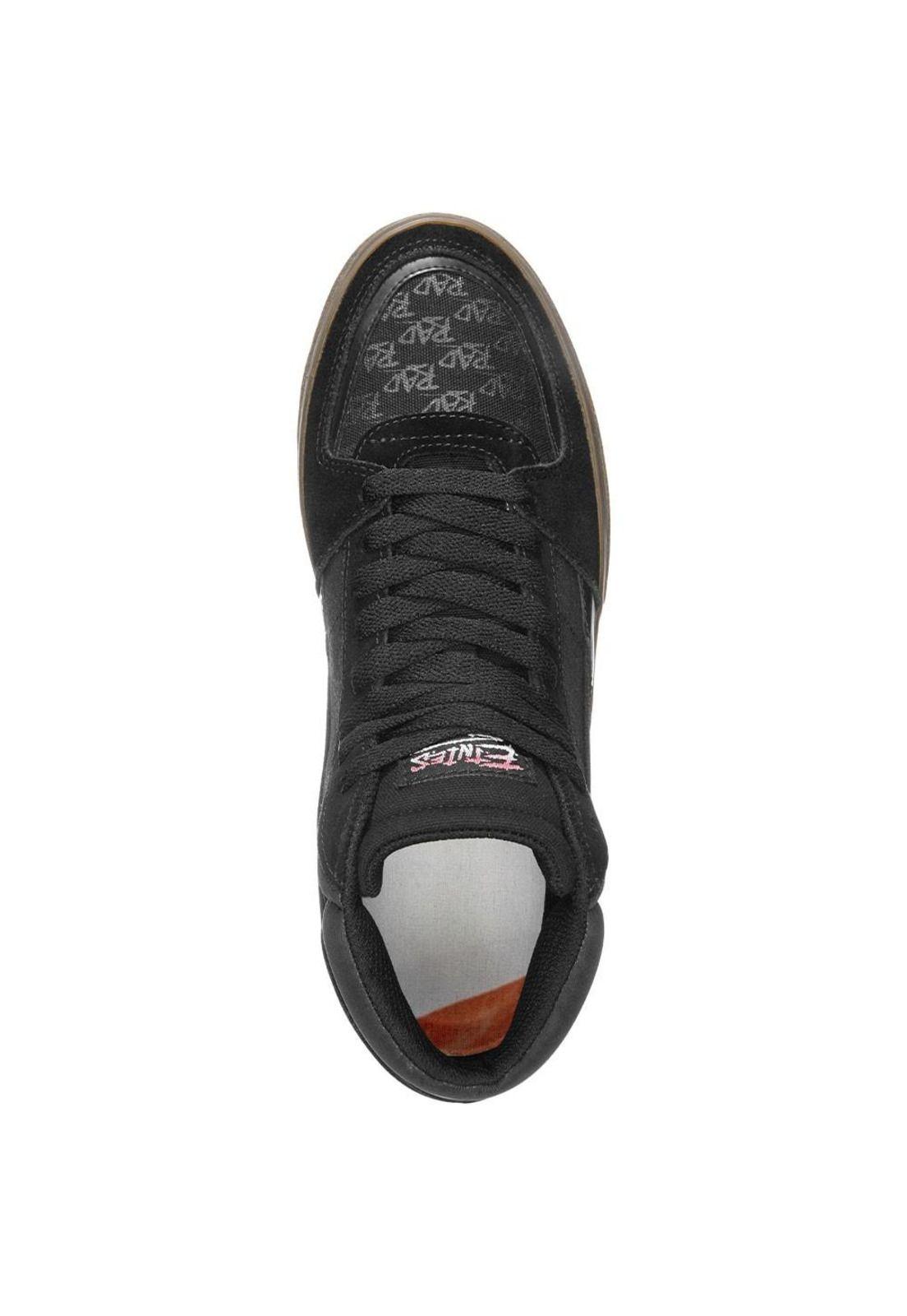 Zapatilla Screw Vulc Mid X RAD Black Gold Etnies-3