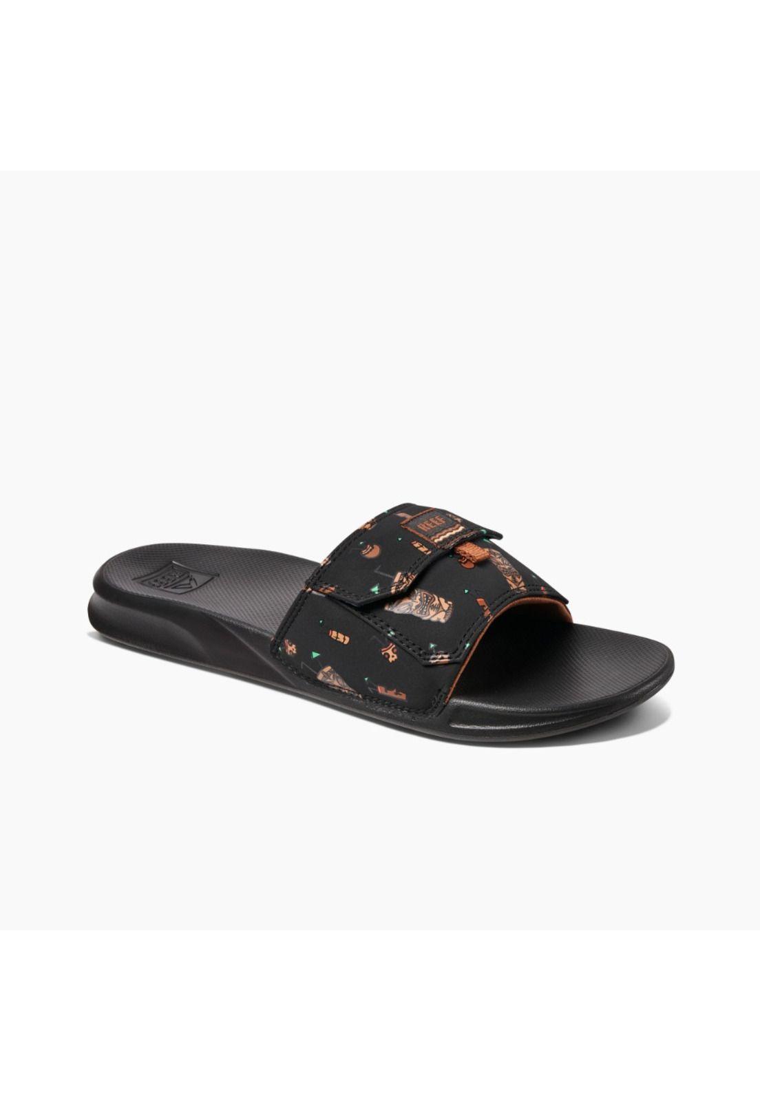 Sandalia Reef Stash Slide Negro-0