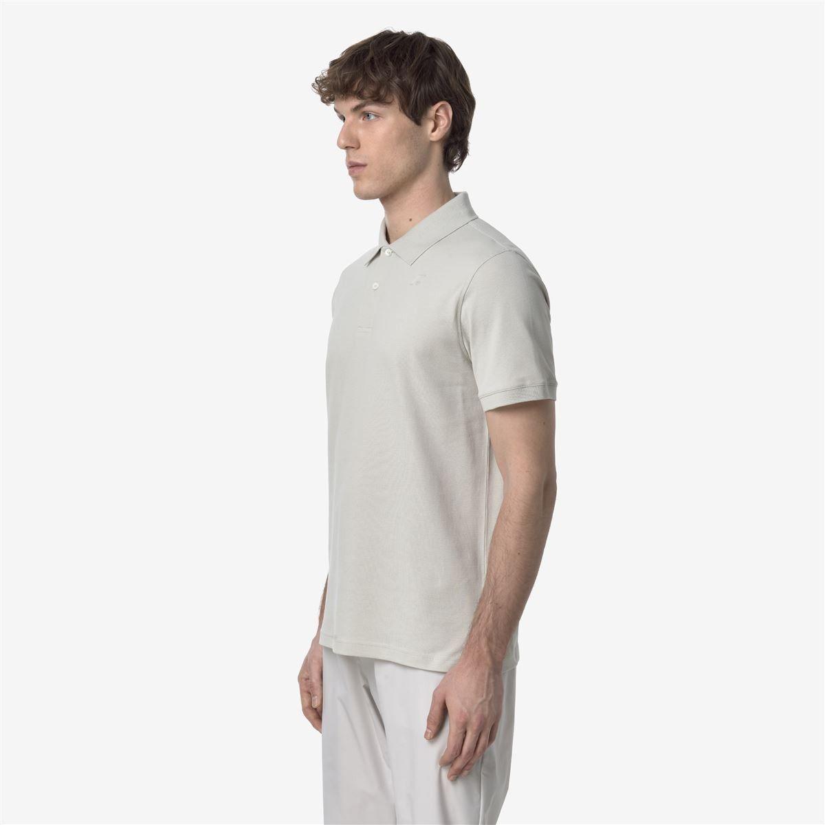 Polera K-Way Men Amedee Pique Beige Light-2