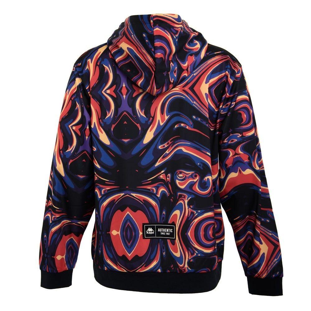 Poleron Men Hoodie Liquid Black Multi-2