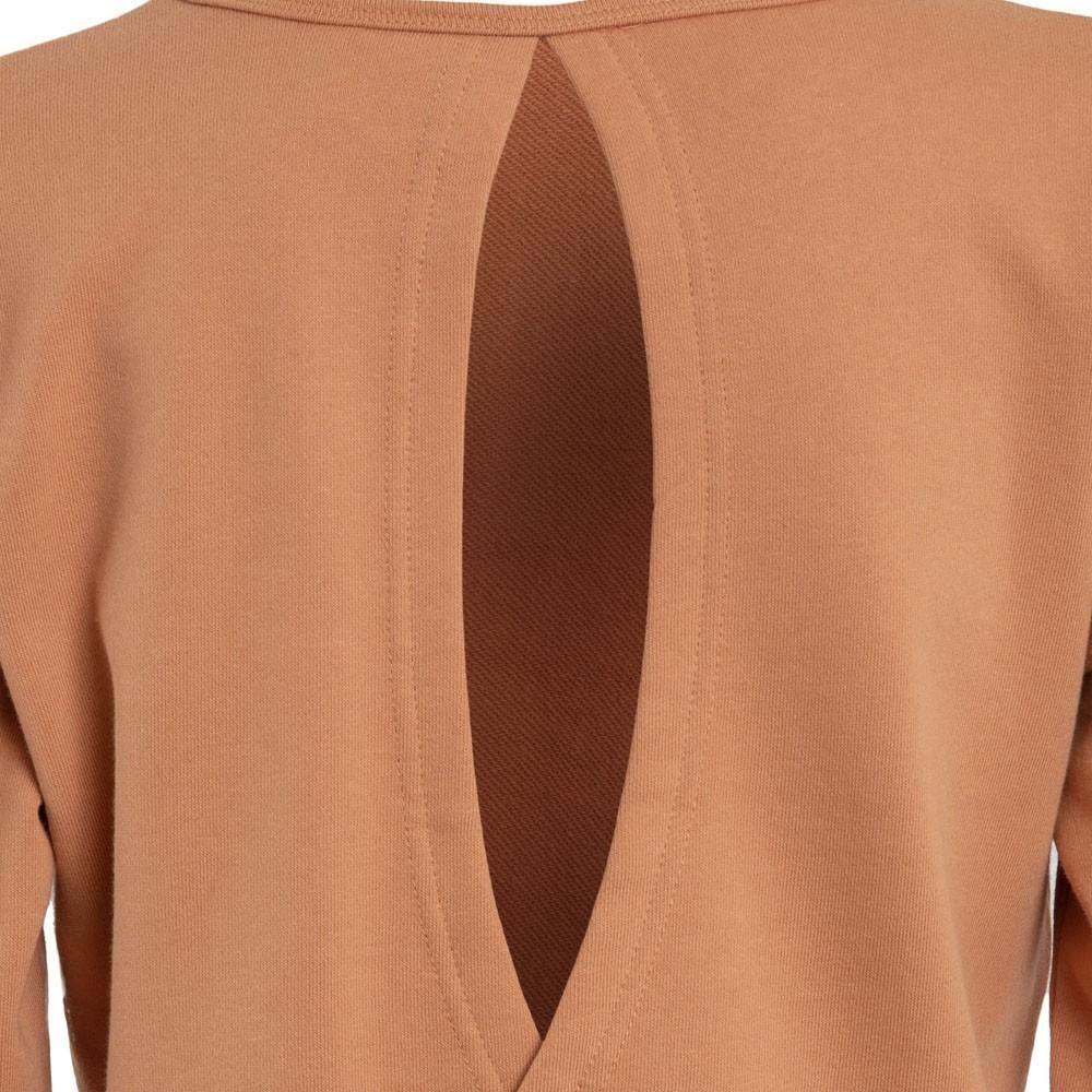 Poleron Niña Orange Crew-2