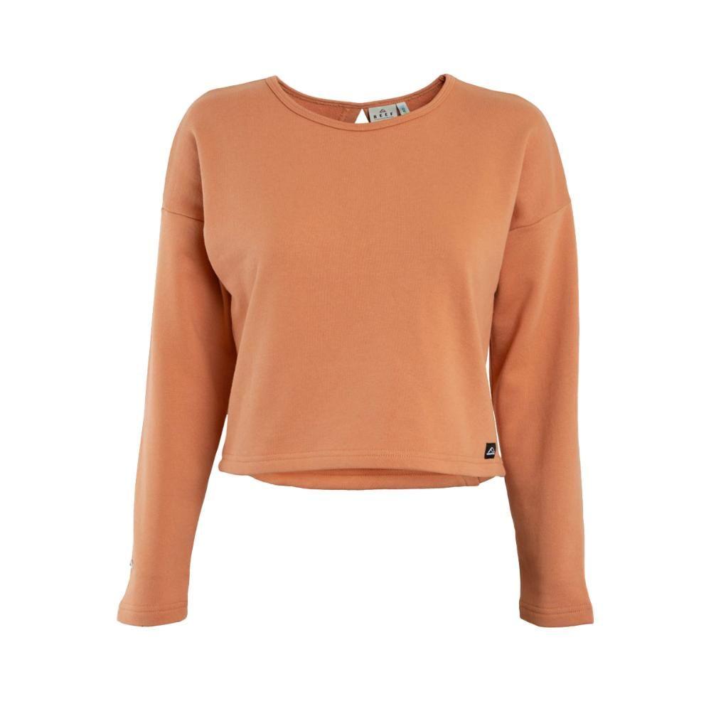 Poleron Niña Orange Crew-0
