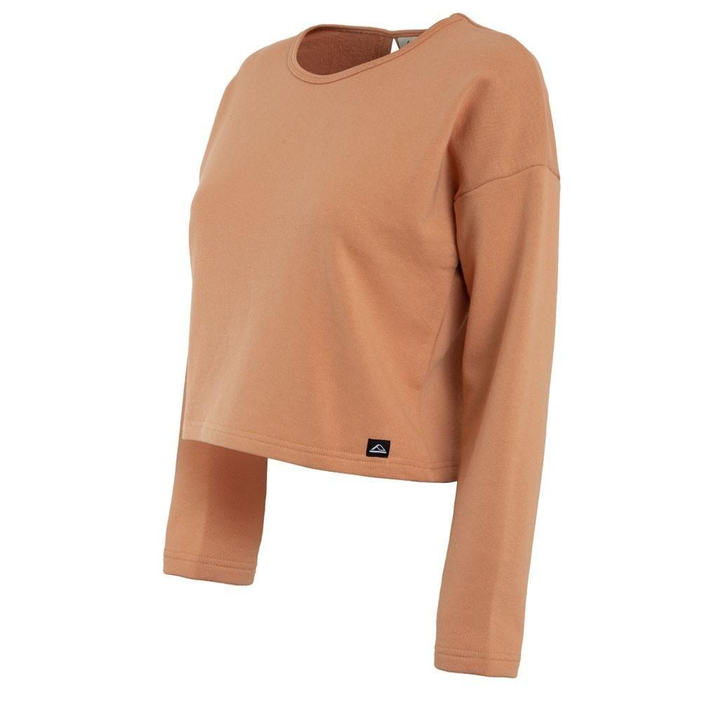 Poleron Niña Orange Crew-3