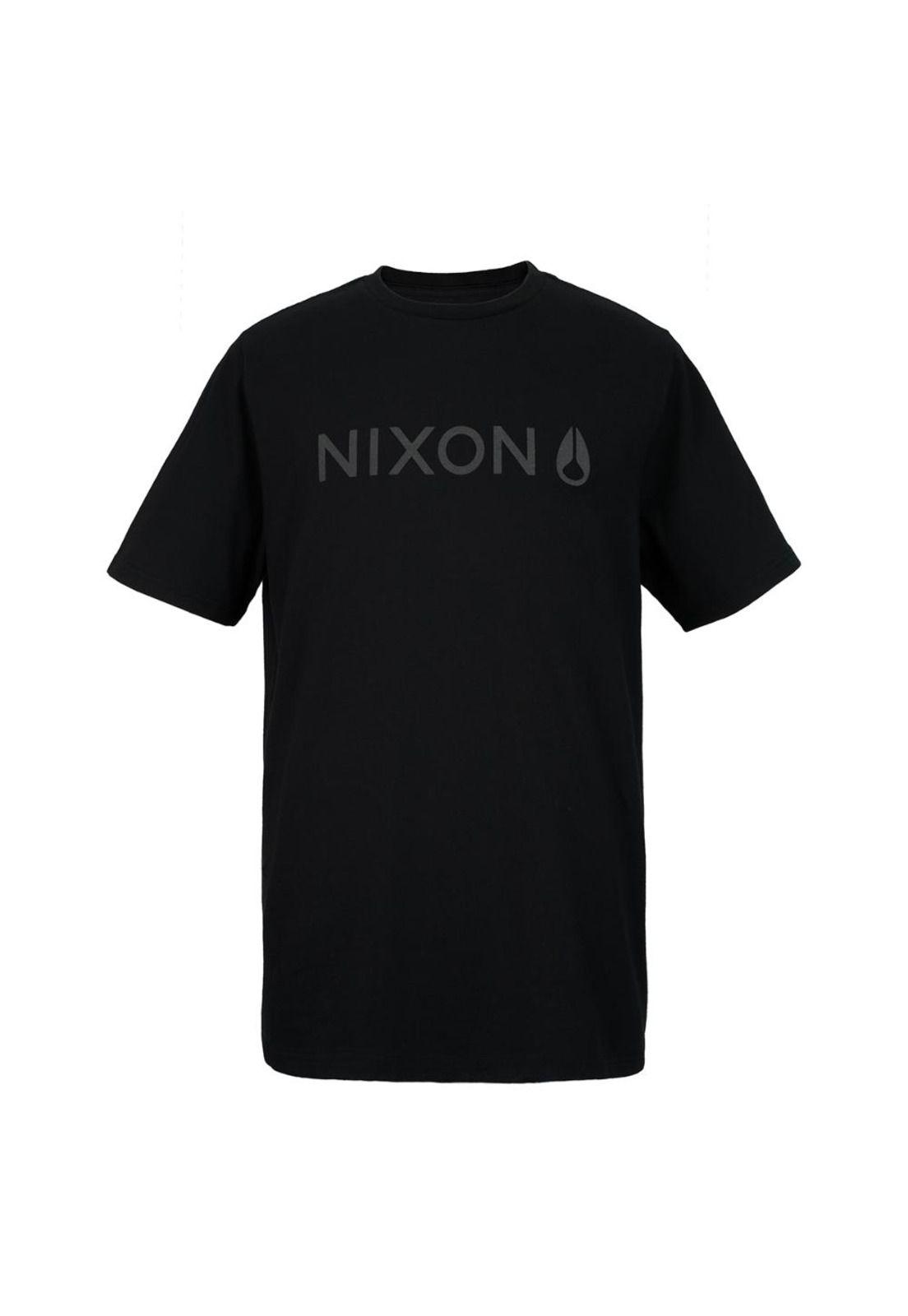 Polera Nixon Men Icon Black-0