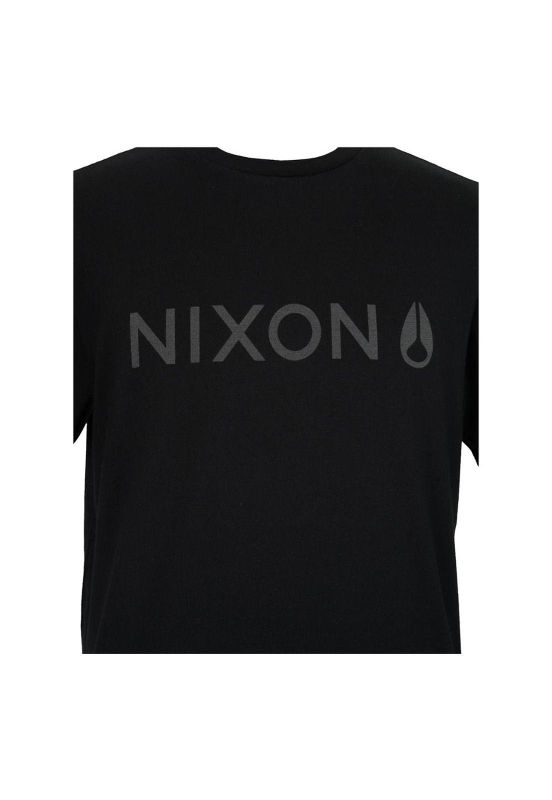 Polera Nixon Men Icon Black-2