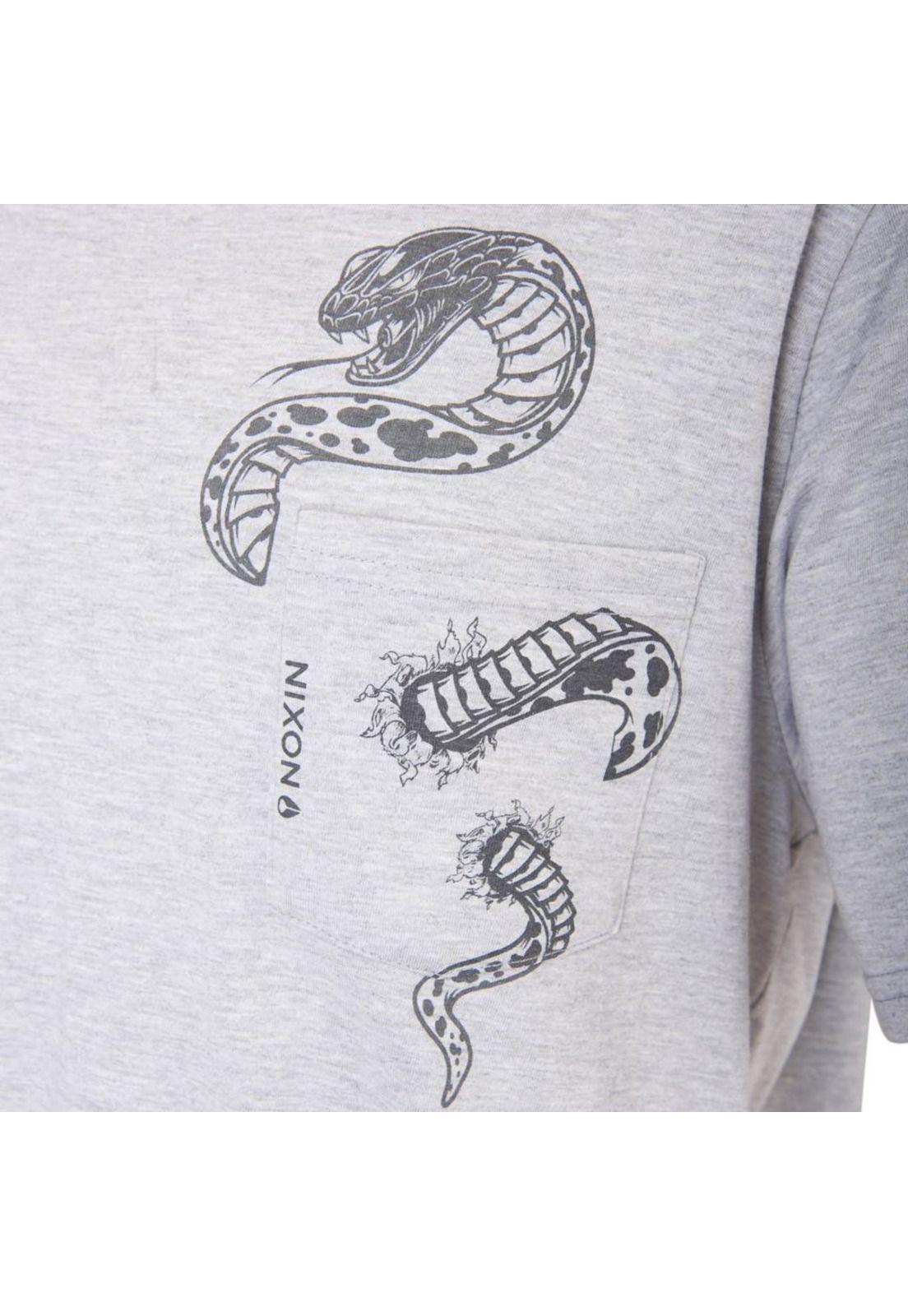 Polera Men Snake Pocket Gray-3