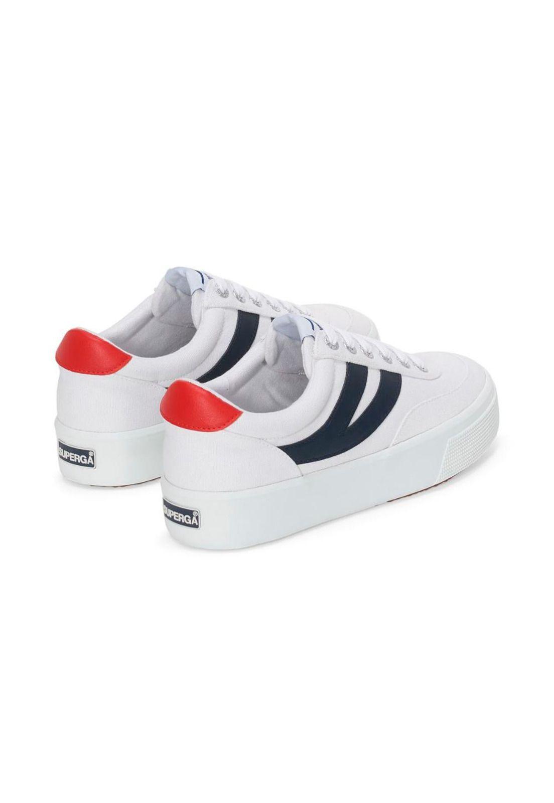 Zapatilla 2740 Platform Block White Navy Red-2
