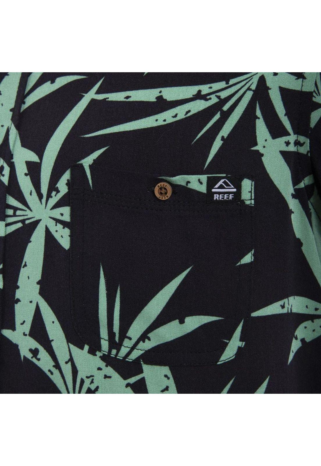 Camisa Kids Black Palm Green-3