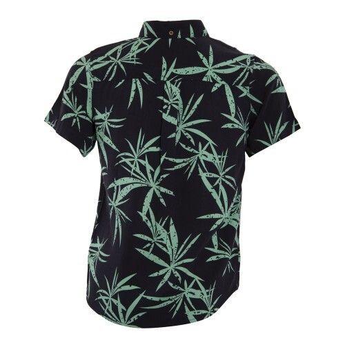 Camisa Kids Black Palm Green-2