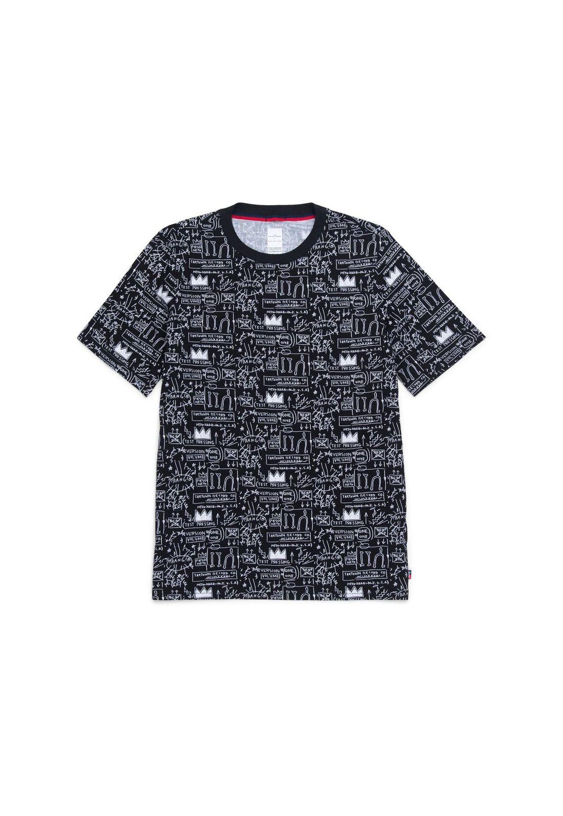 Polera Herschel Basquiat Beat Bop Black-1
