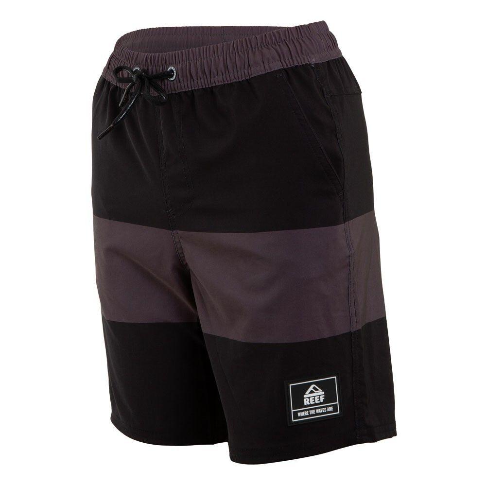 Traje de Baño Kids Strips Black Brown-1