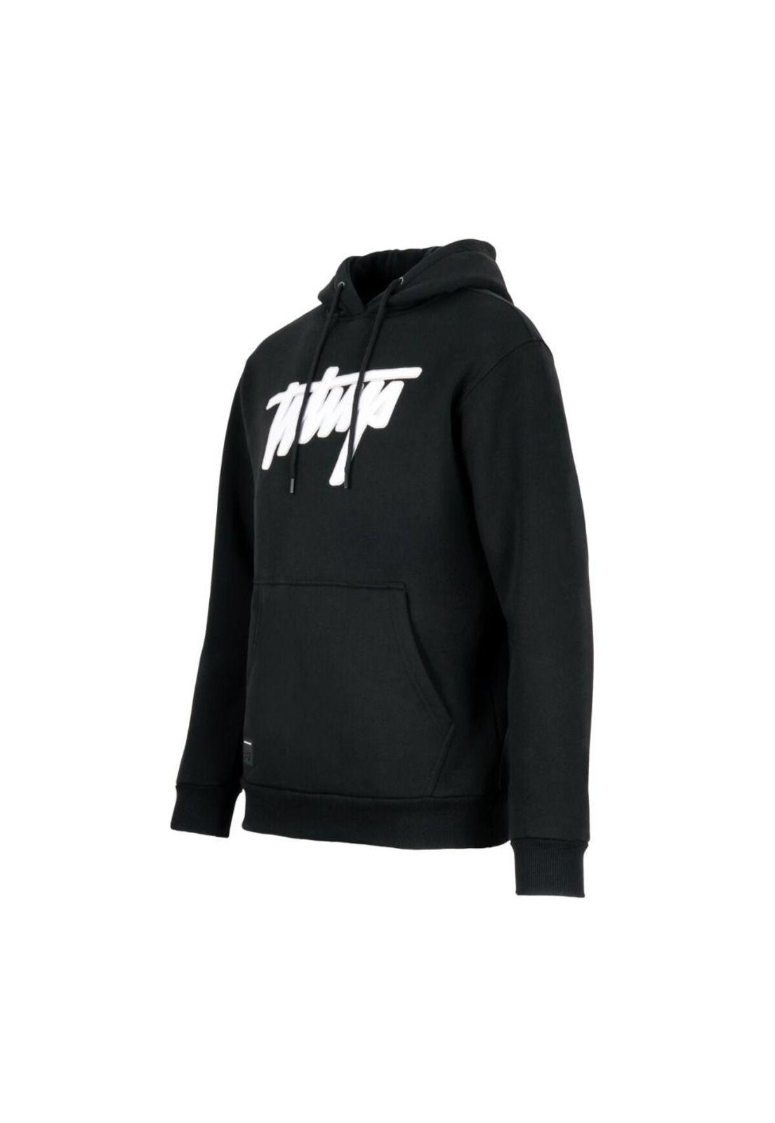 Poleron Whatup Hombre Logo Negro-1