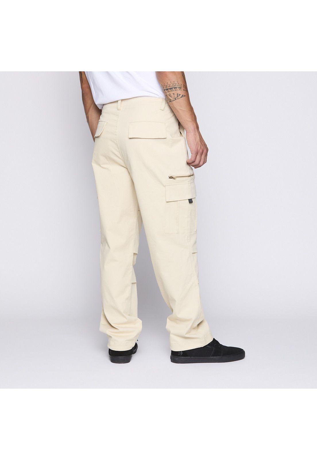 Pantalón Cargo Reef Men Beige-3