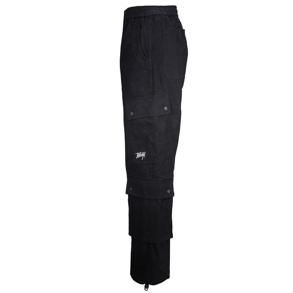Pantalon Whatup Men Cargo Black Low Logo-1