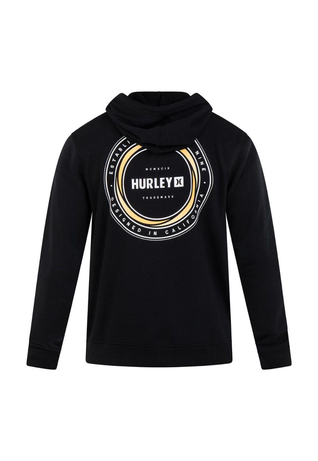 Poleron Hoodie Seaside Fleece Black-1