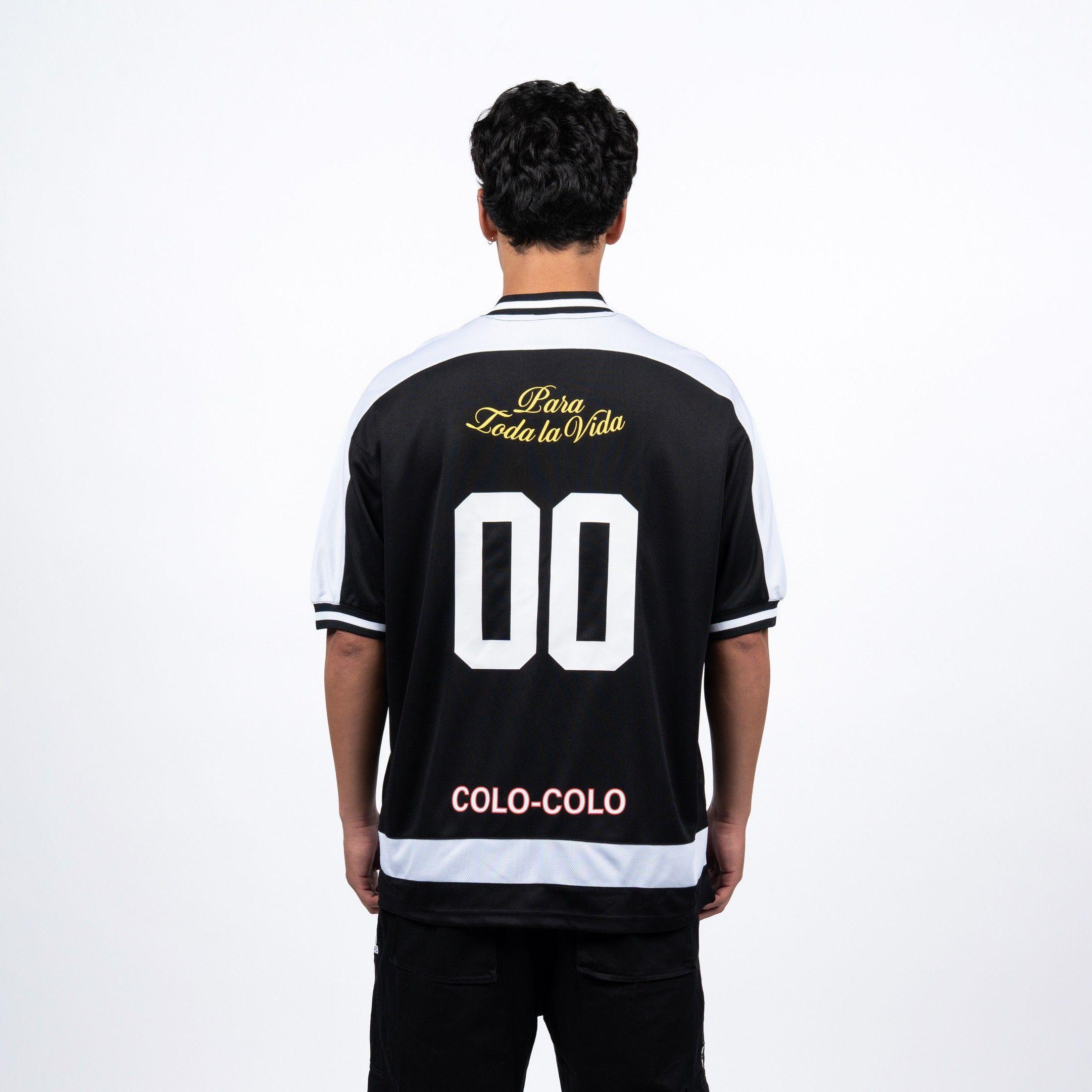 Polera Colo-Colo Urbano "Para Toda la Vida" Negro y Blanco-1