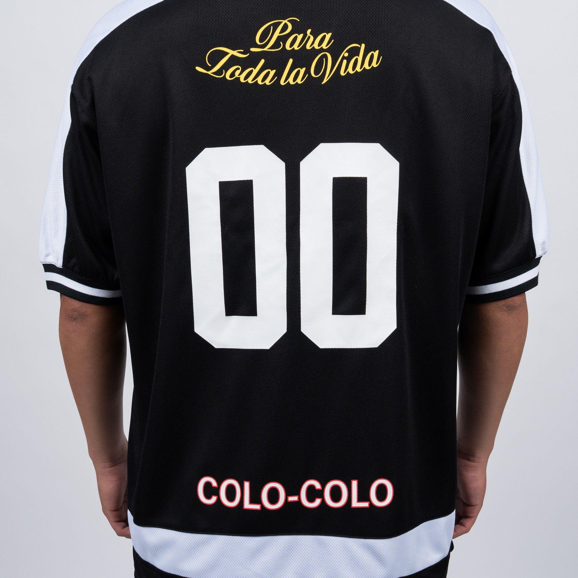 Polera Colo-Colo Urbano "Para Toda la Vida" Negro y Blanco-3