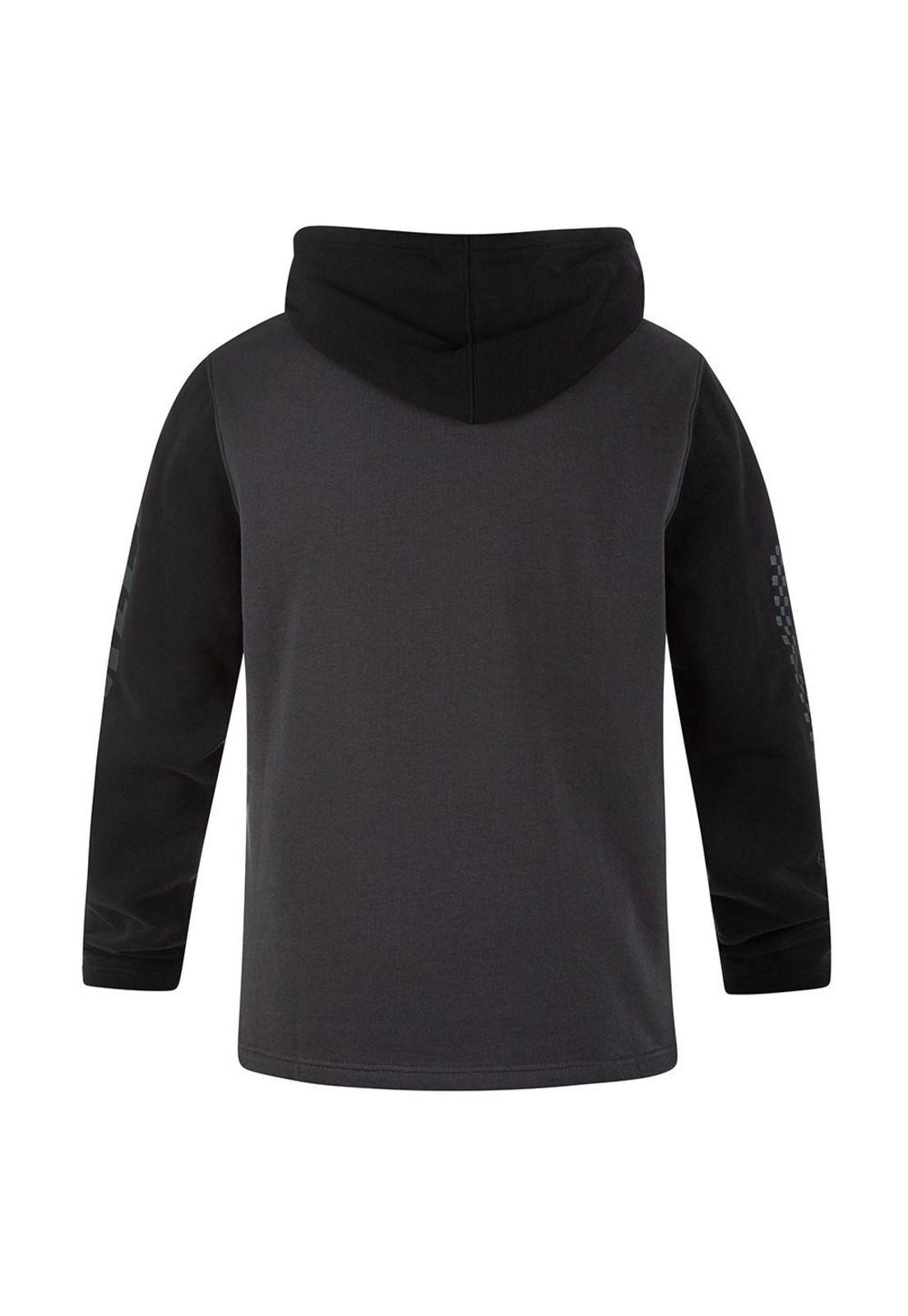 Poleron Palm Trip Pullover Smoke Grey Hurley-1