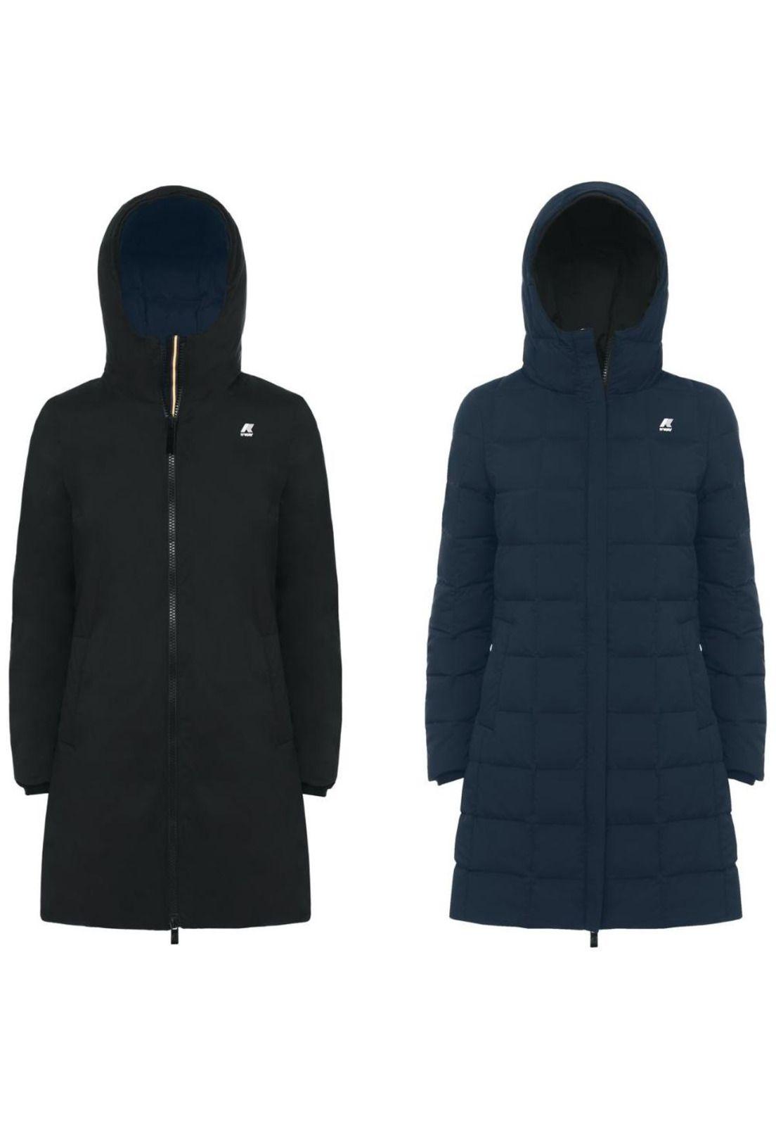 Chaqueta Reversible Sophie Thermo Black Blue K-Way-0