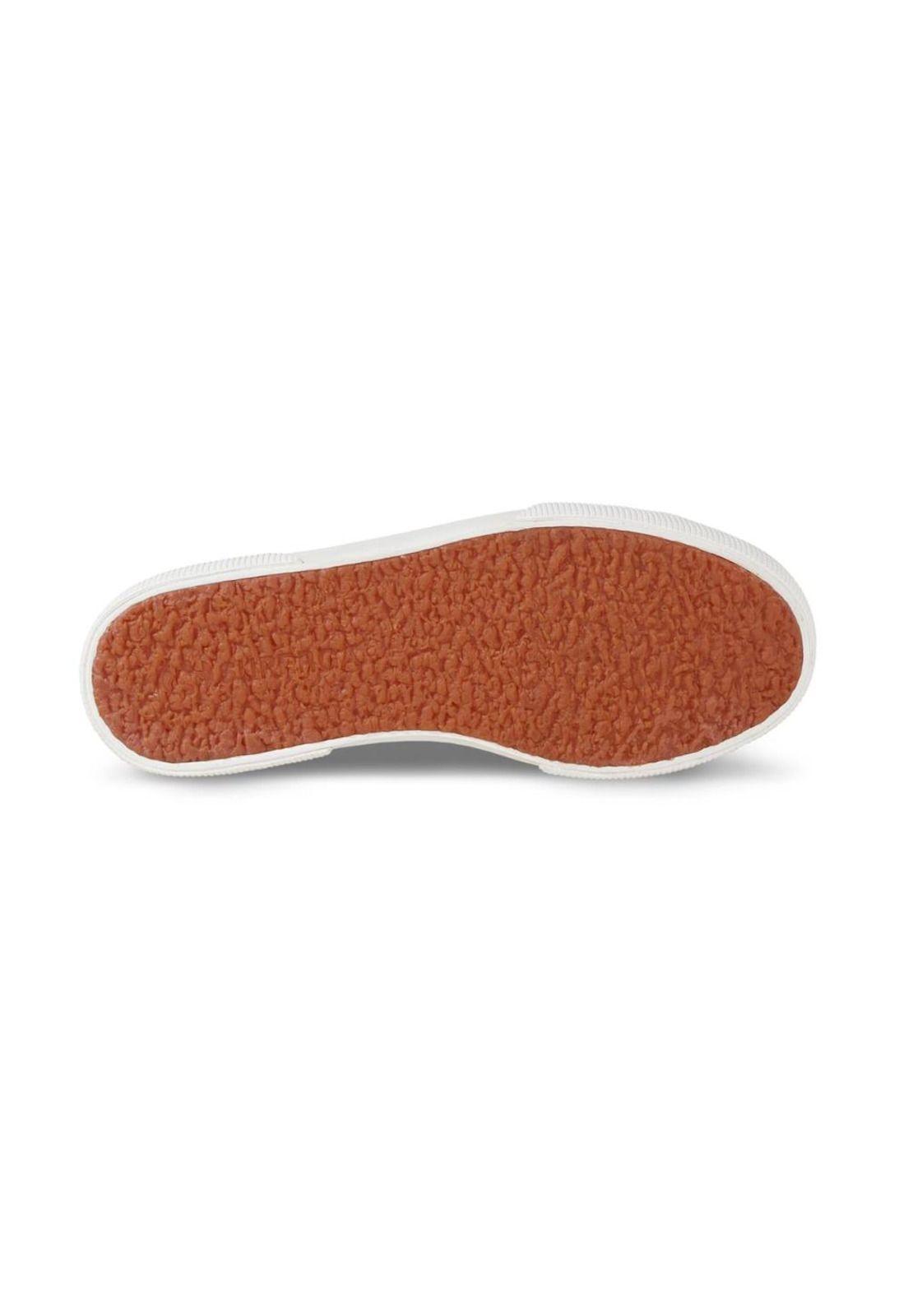 Zapatilla 2740 Platform Nappa Brown Dark F Avorio-4