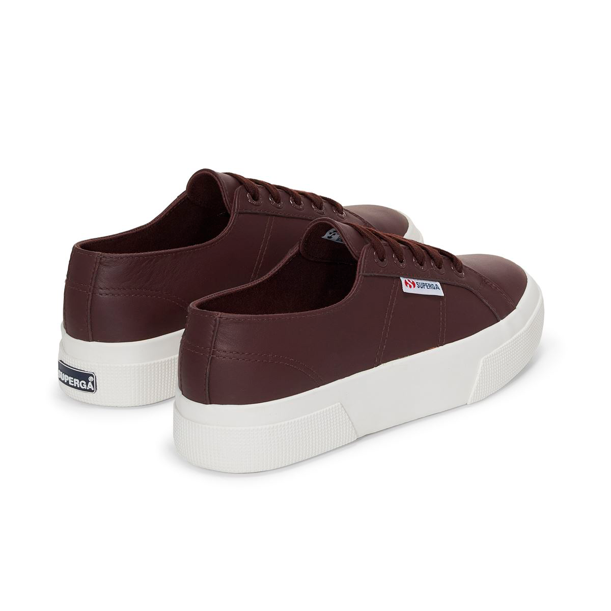 Zapatilla 2740 Platform Nappa Brown Dark F Avorio-2
