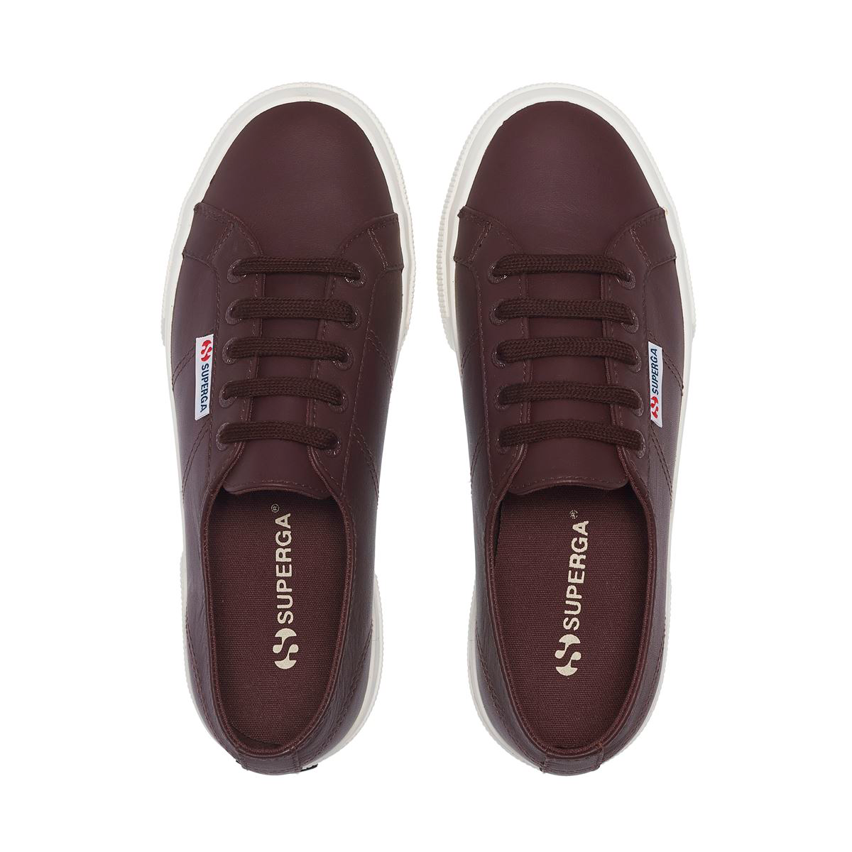 Zapatilla 2740 Platform Nappa Brown Dark F Avorio-3