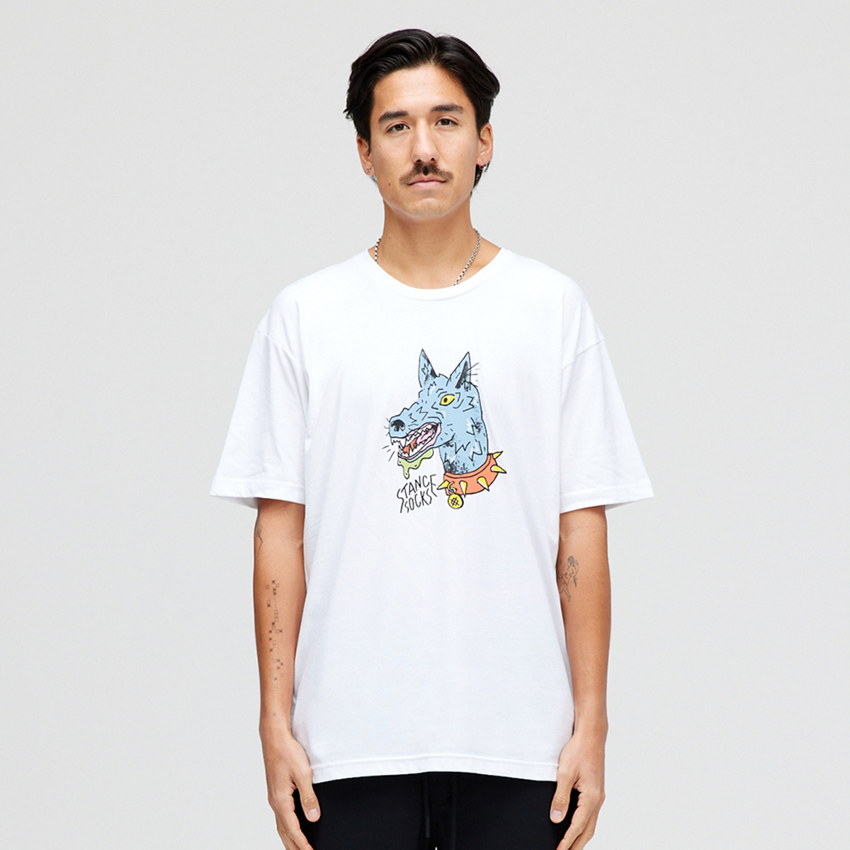 Polera Men Ankle Biter White-2