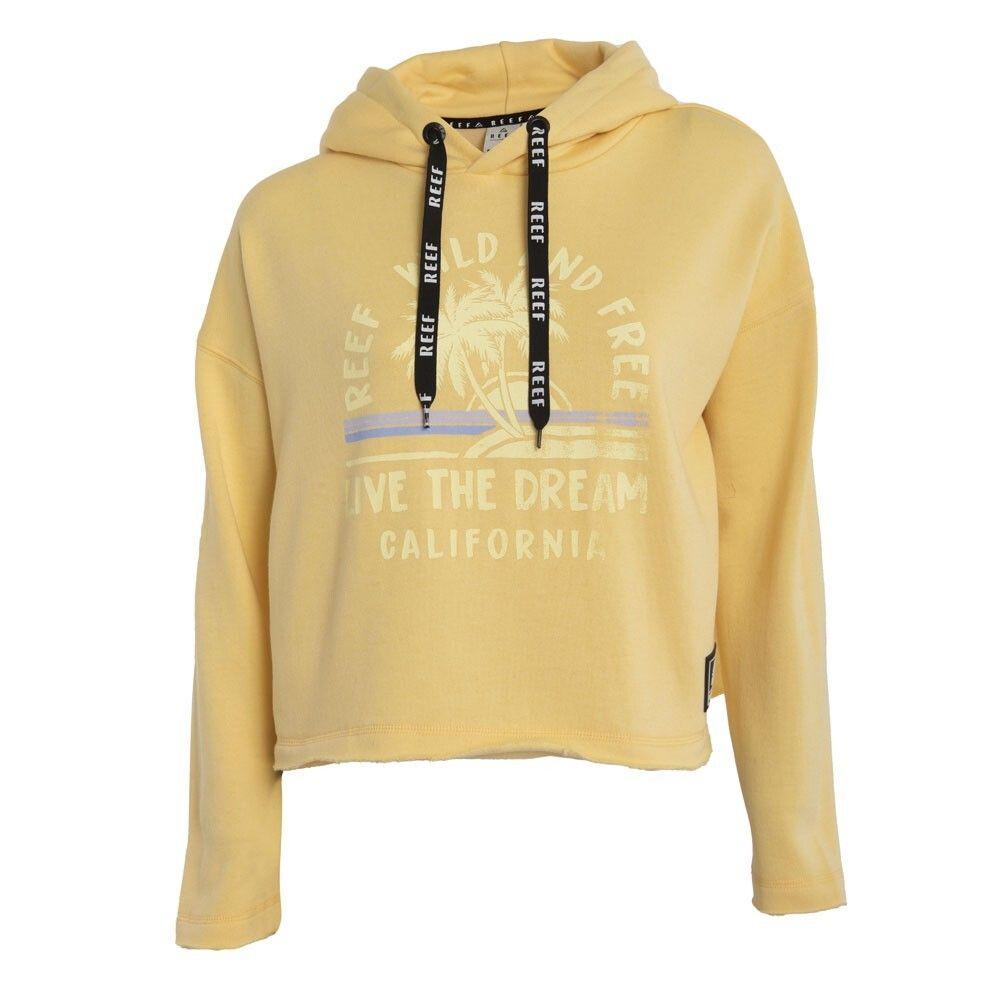 Poleron Crop Women Live the Dream Yellow-0