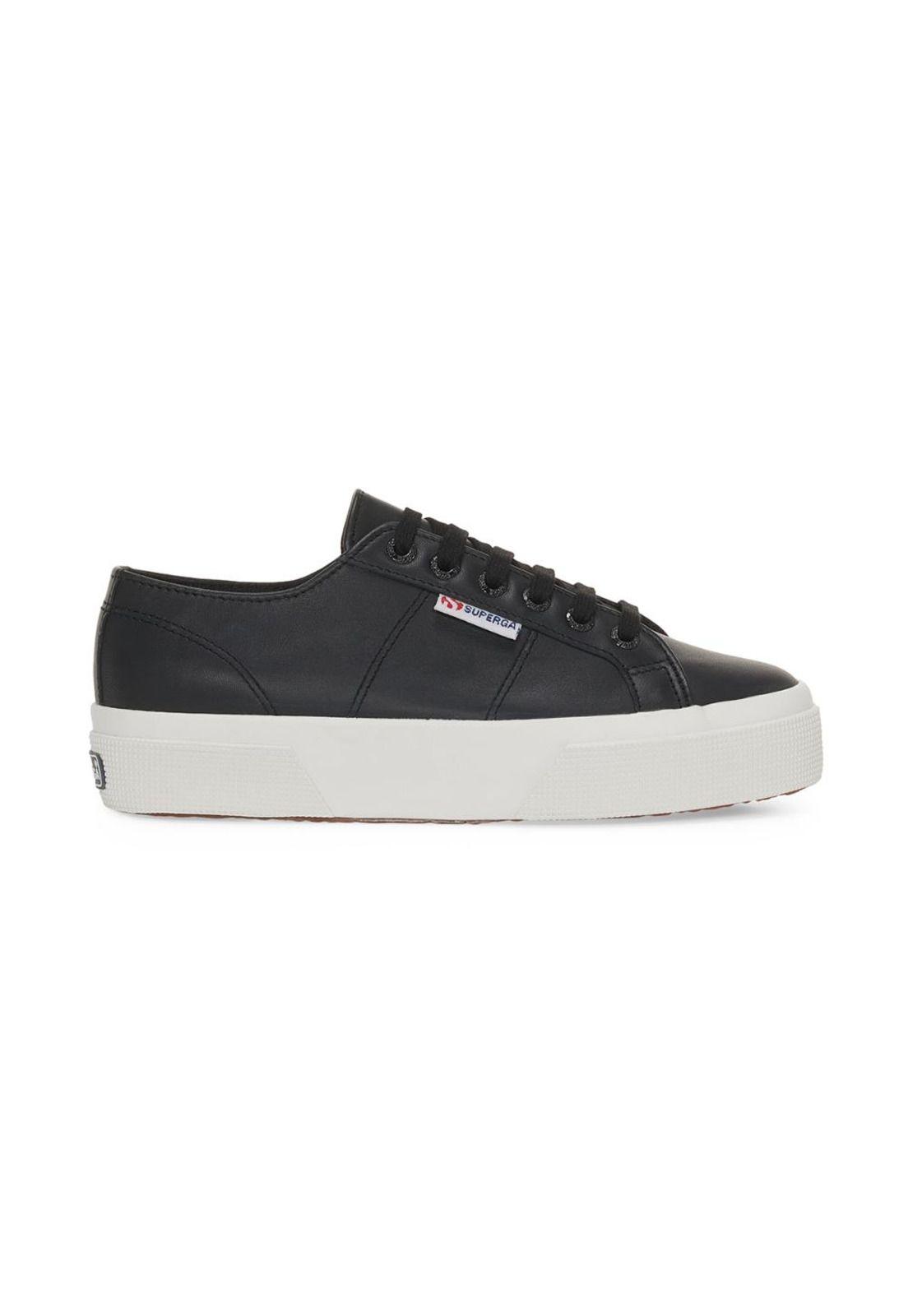 Zapatilla 2740 Platform Nappa Black White-0