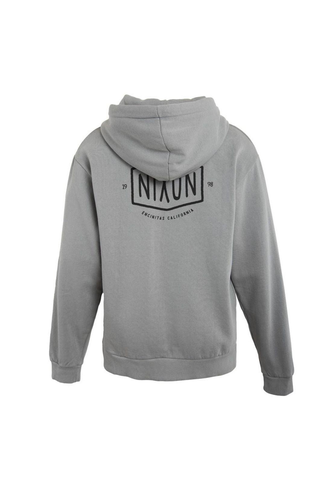 Poleron Men Full Zipper Light Grey Double Logo-1